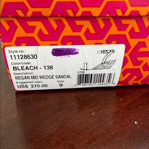 Tory Burch White Ankle Strap Sandals NWT - Picture 5 of 5